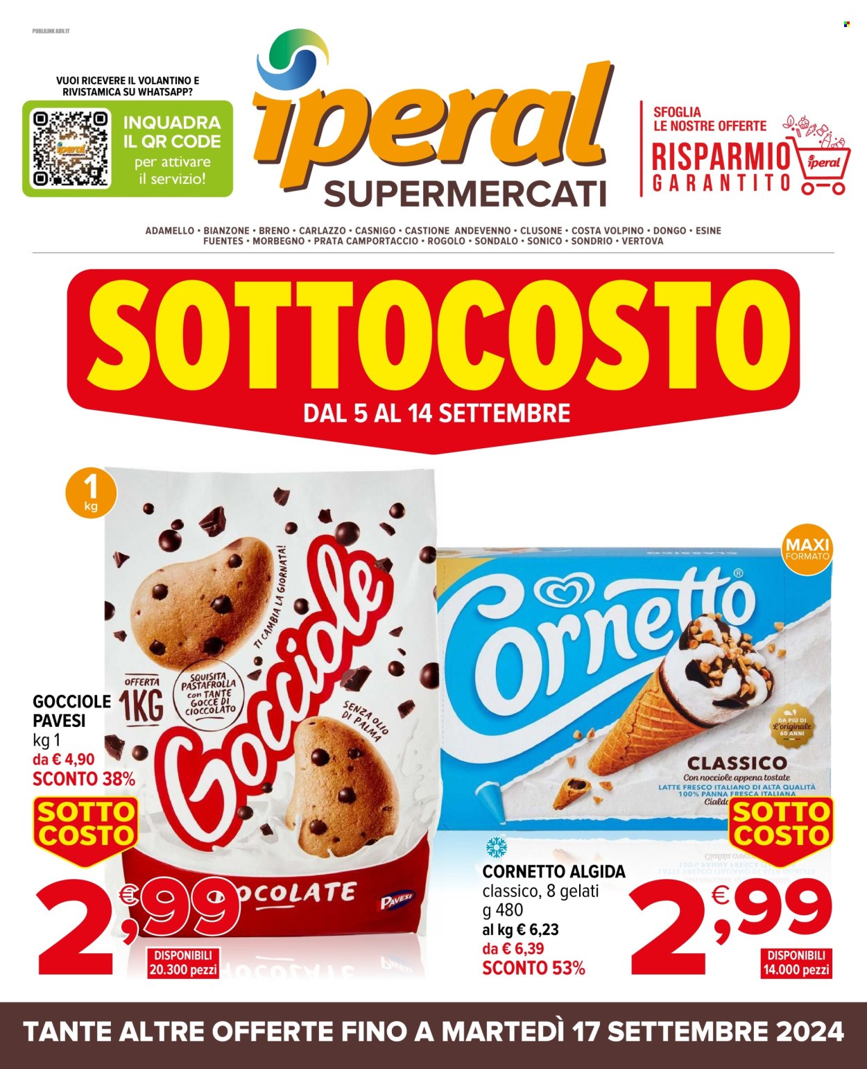 Volantino Iperal - 5/9/2024 - 17/9/2024. Pagina 1