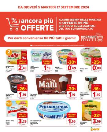 Volantino Iperal - 5/9/2024 - 17/9/2024.