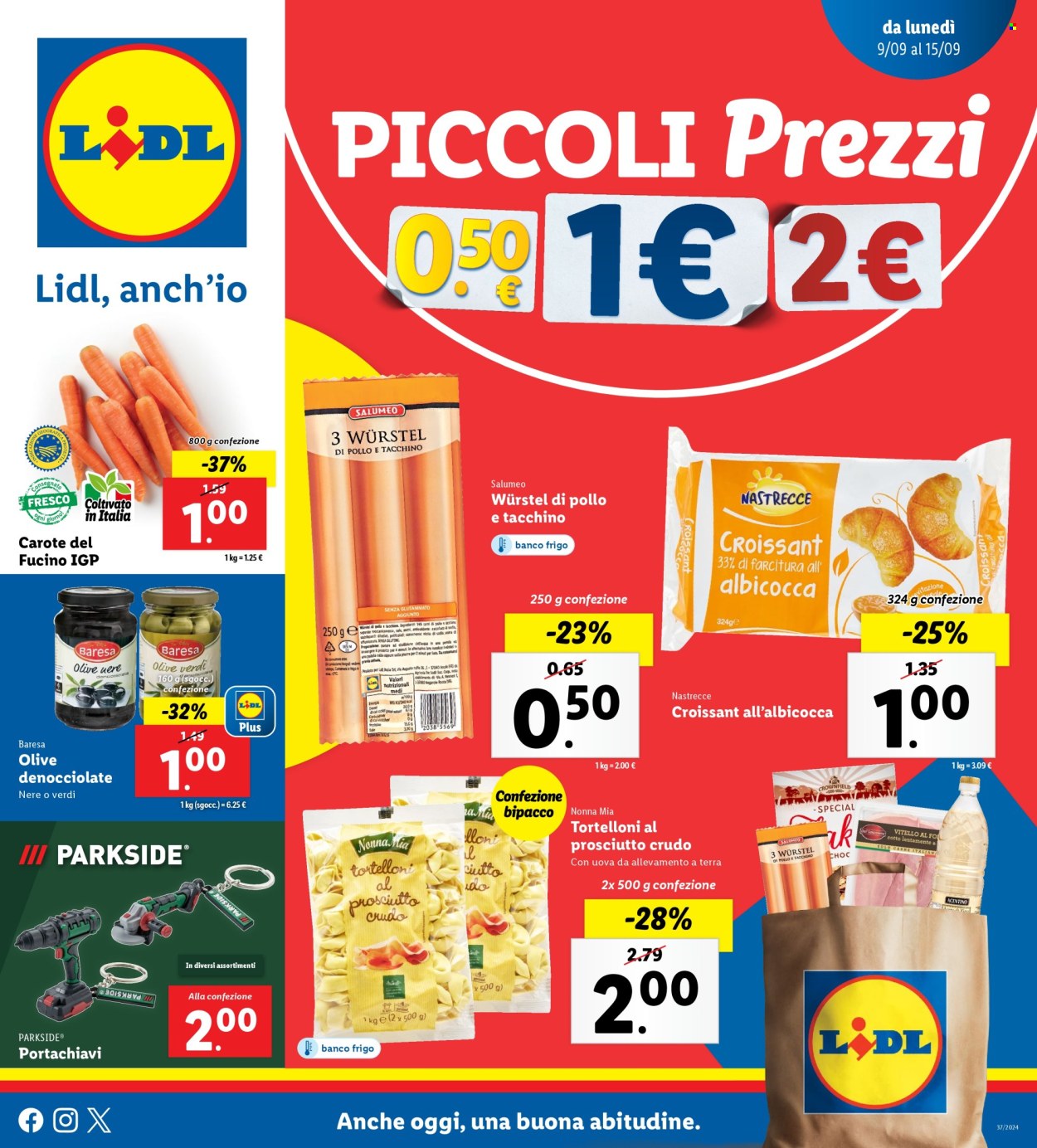 Volantino Lidl - 9/9/2024 - 15/9/2024. Pagina 1