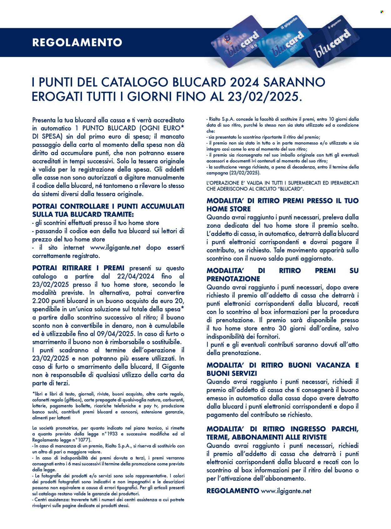 Leták Il Gigante. Strana 2
