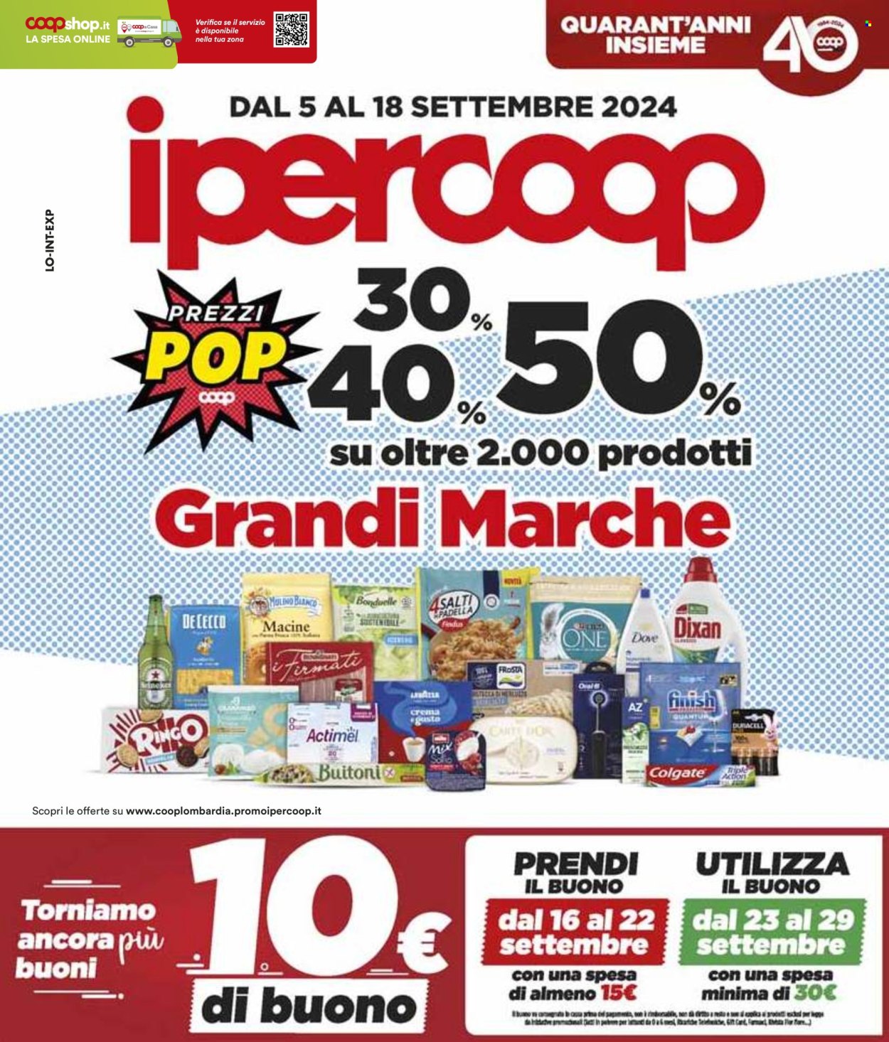 Volantino Coop - 5/9/2024 - 18/9/2024. Pagina 1