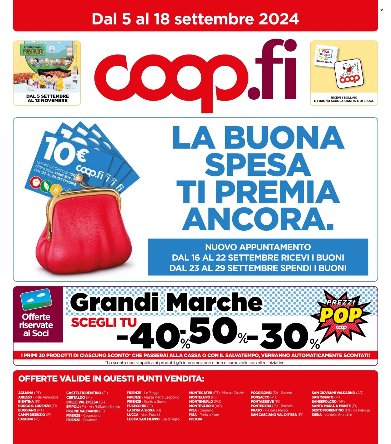 Leták Coop - 4.9.2024 - 17.9.2024. Strana 1