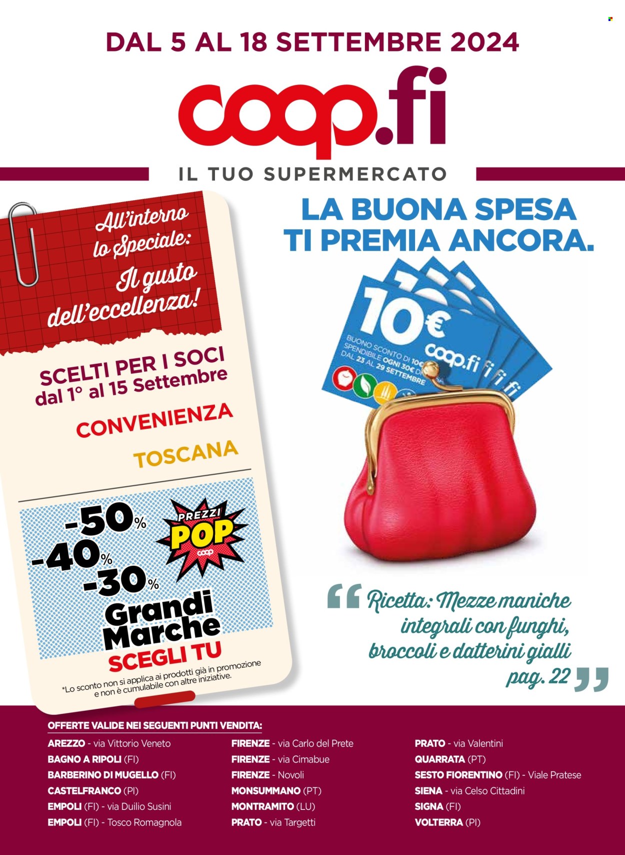Leták Coop - 4.9.2024 - 17.9.2024. Strana 1
