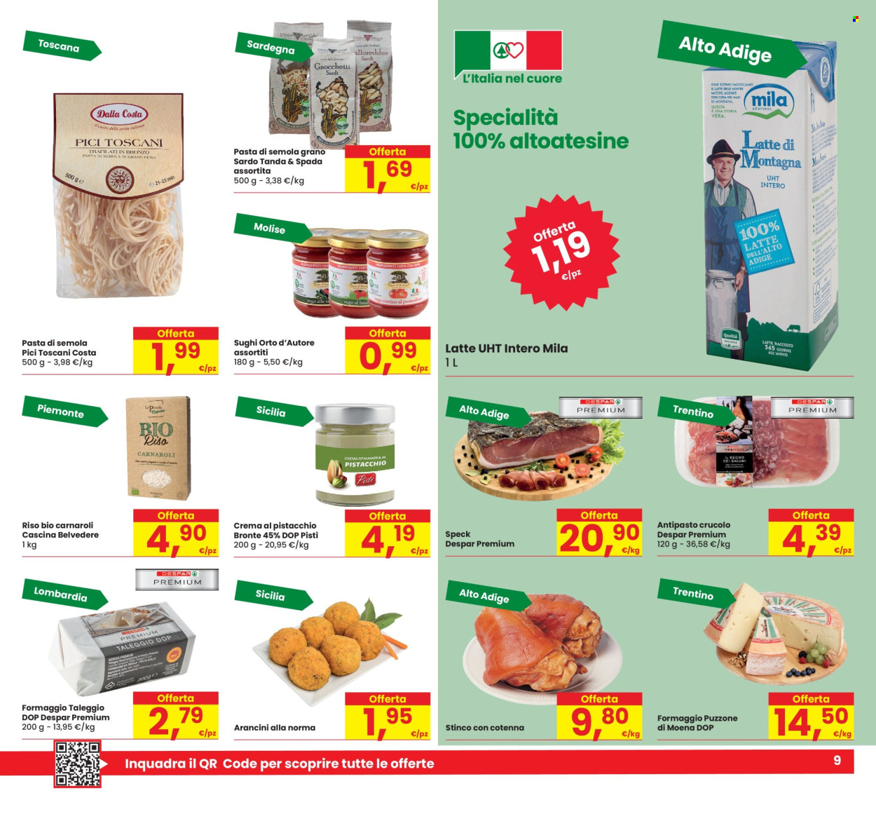 Volantino Eurospar - 5/9/2024 - 18/9/2024. Pagina 9