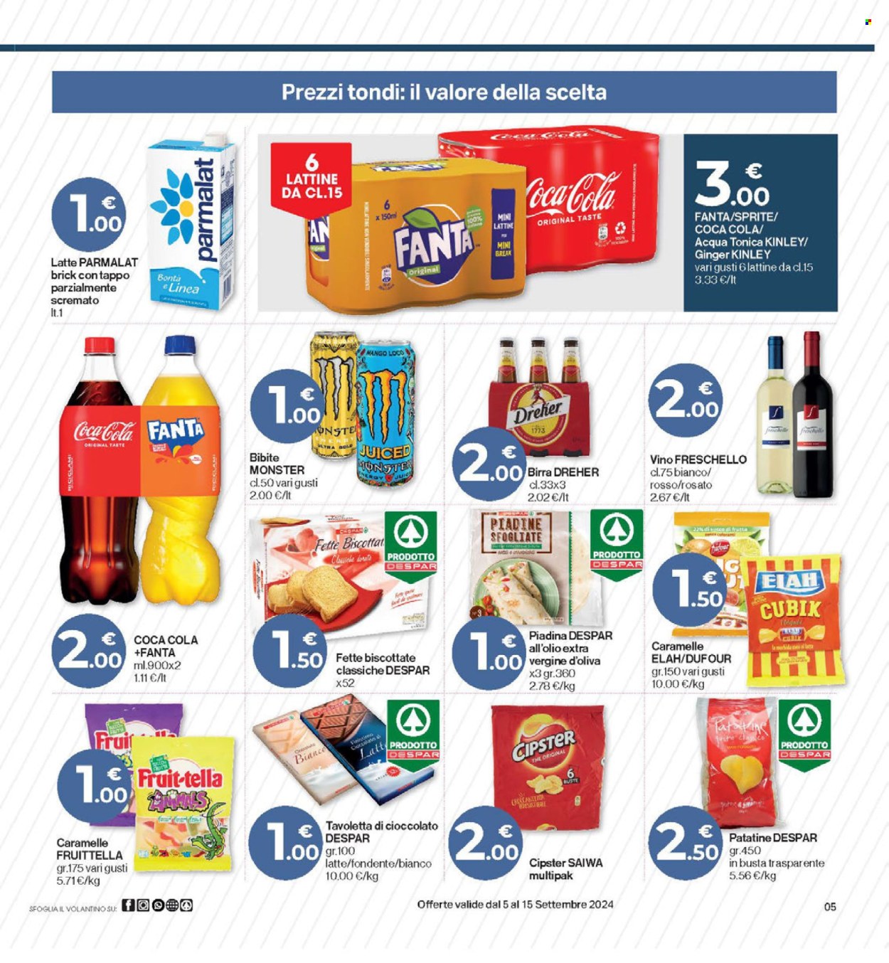 Volantino Eurospar - 5/9/2024 - 15/9/2024. Pagina 5