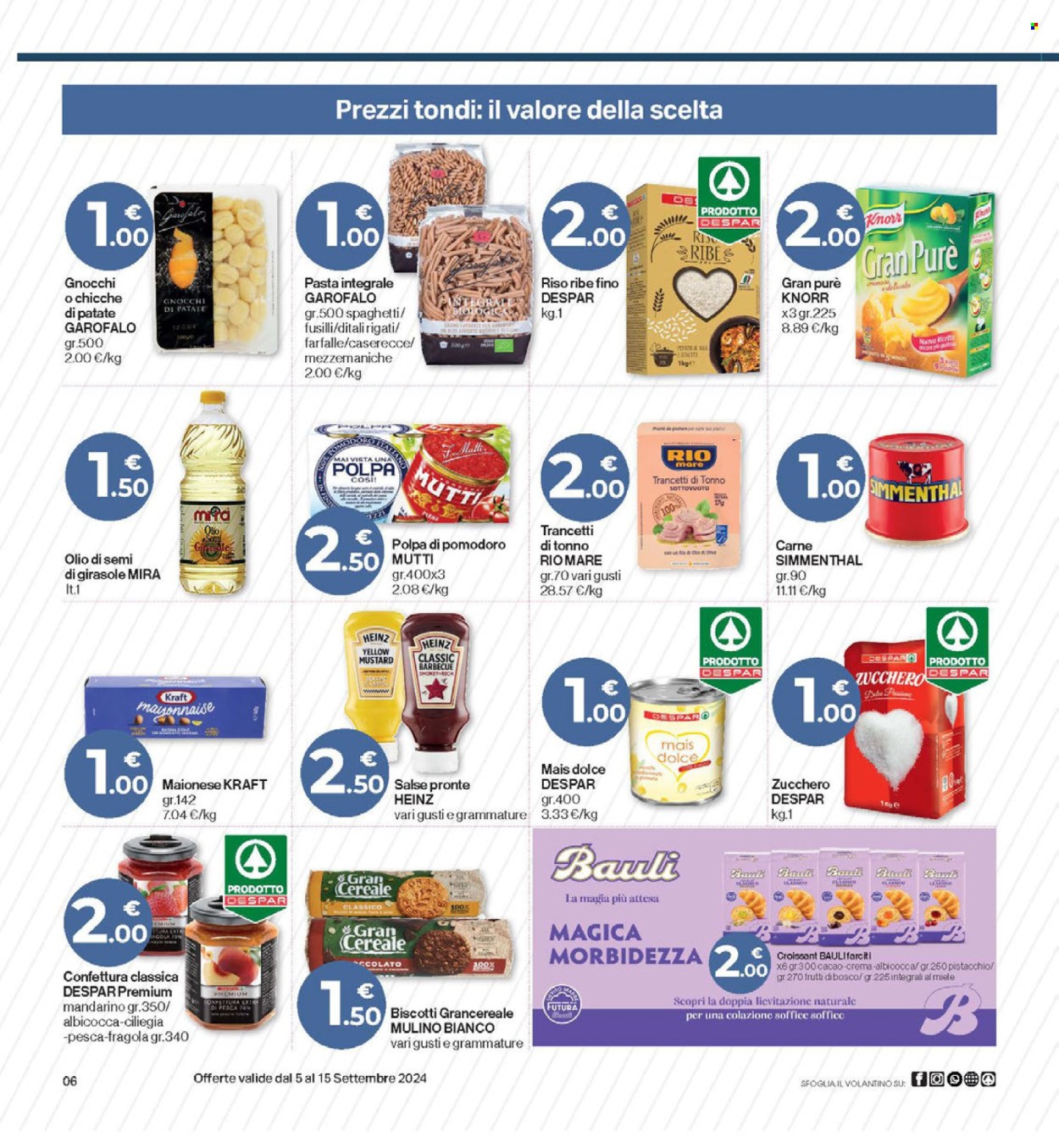 Volantino Eurospar - 5/9/2024 - 15/9/2024. Pagina 6