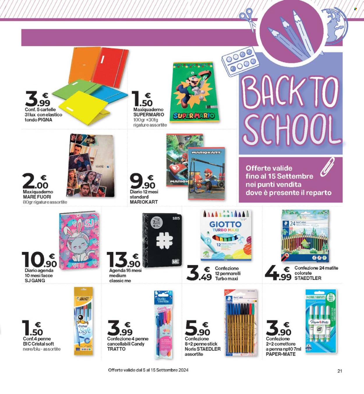 Volantino Eurospar - 5/9/2024 - 15/9/2024. Pagina 21