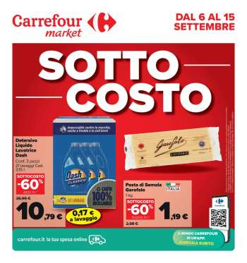 Volantino Carrefour - 6/9/2024 - 15/9/2024.
