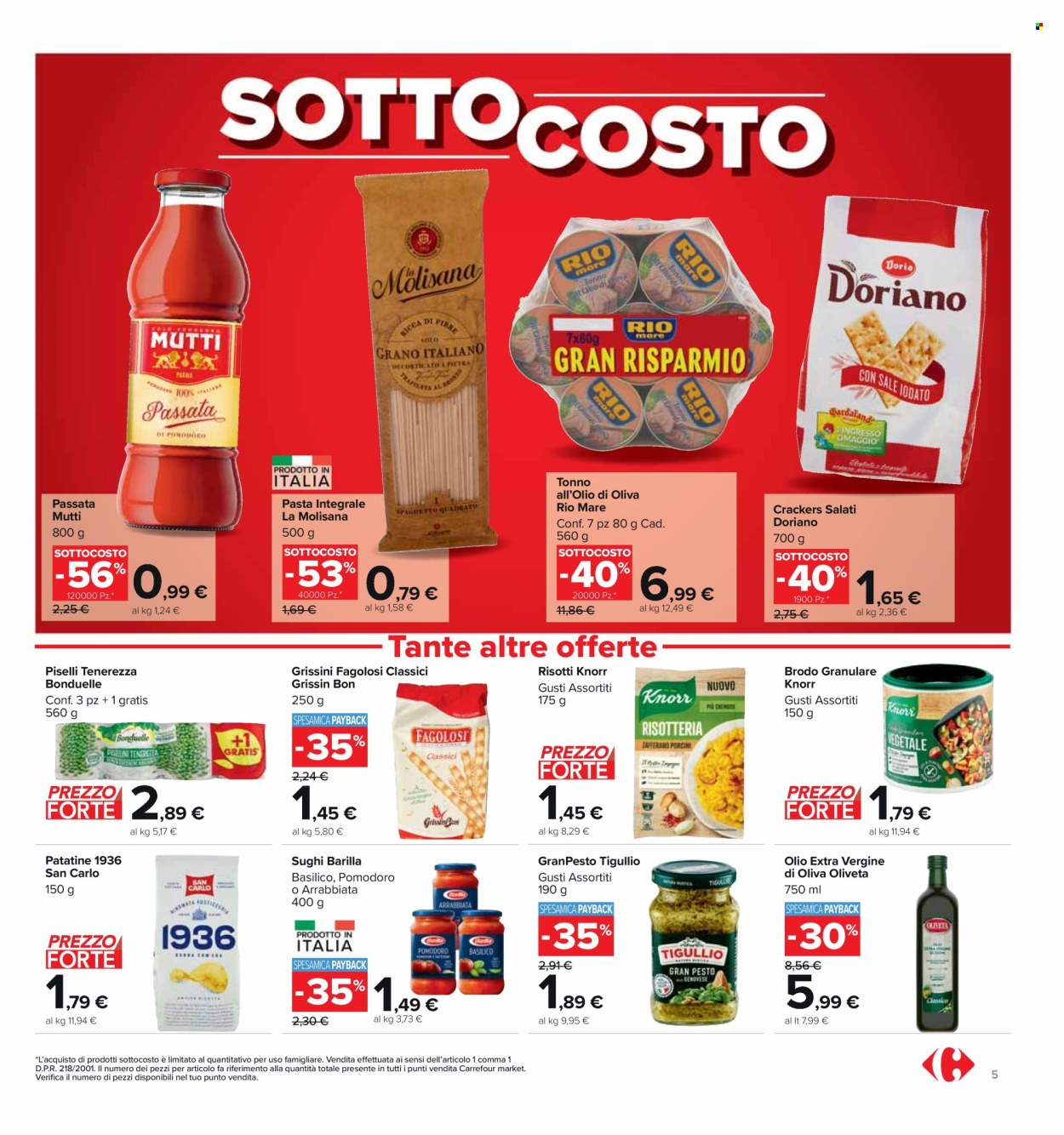 Volantino Carrefour - 6/9/2024 - 15/9/2024. Pagina 5