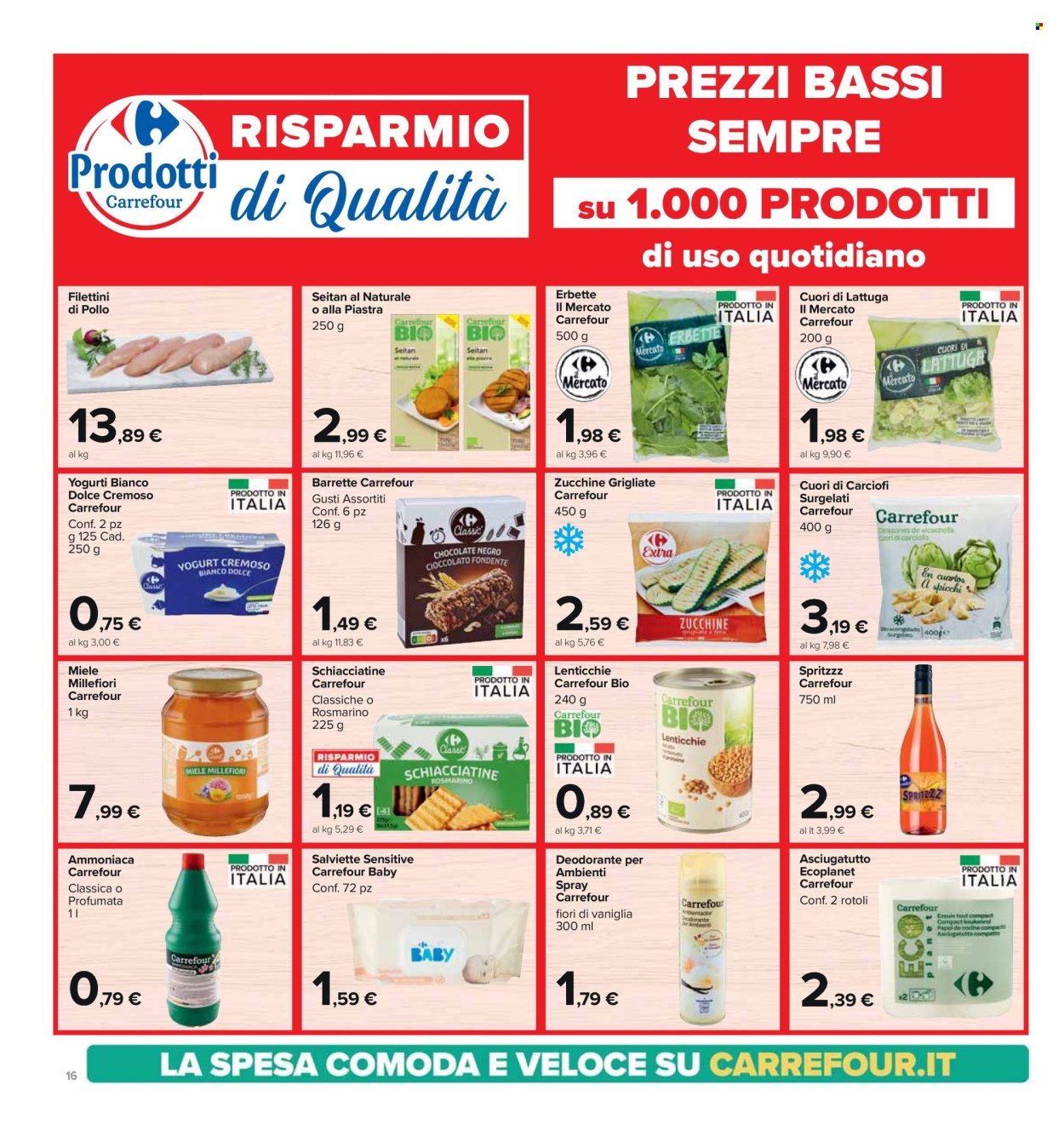 Volantino Carrefour - 6/9/2024 - 15/9/2024. Pagina 16