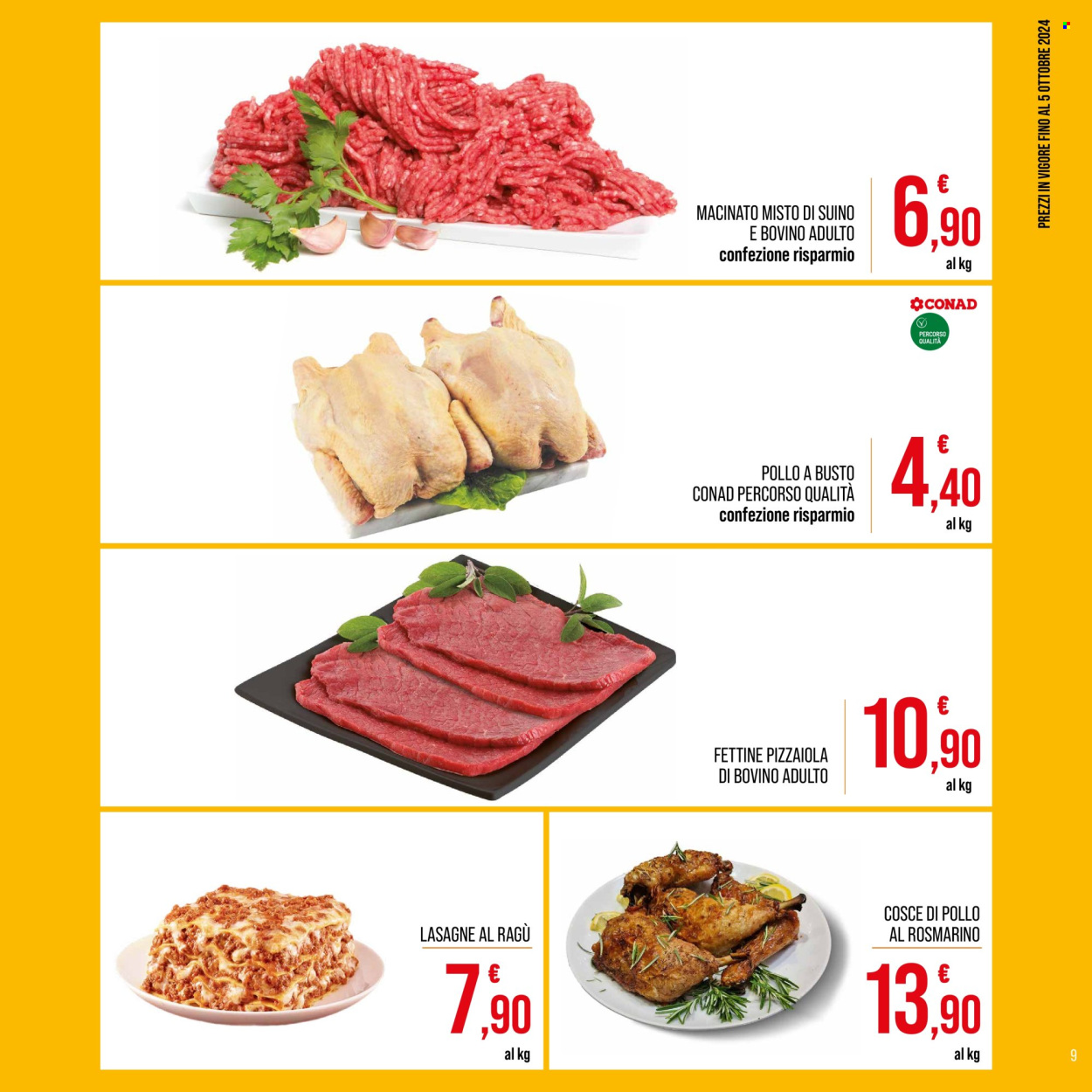 Leták Spesa Facile Conad - 12.9.2024 - 30.9.2024. Strana 9
