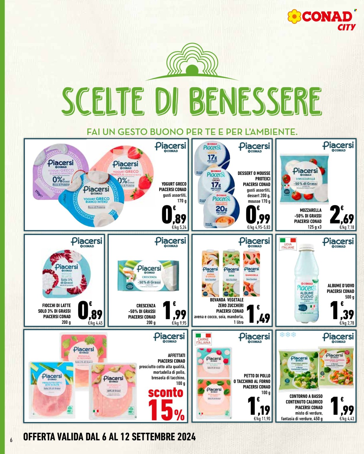 Volantino Conad City - 6/9/2024 - 12/9/2024. Pagina 6