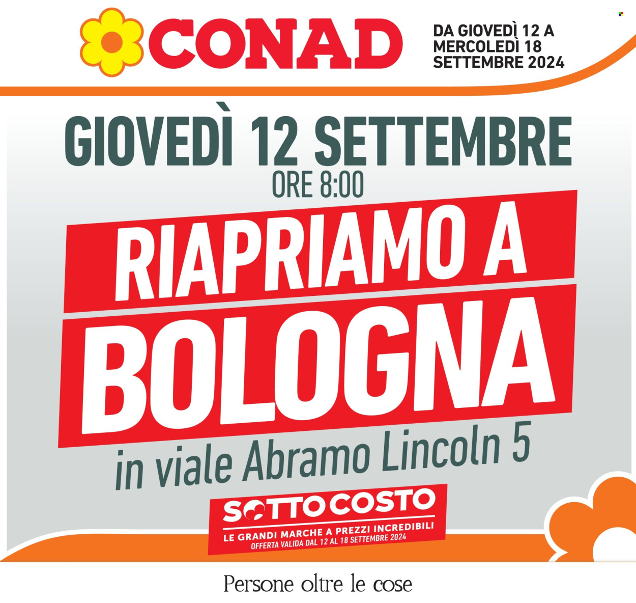 Leták Conad - 12.9.2024 - 18.9.2024. Strana 1