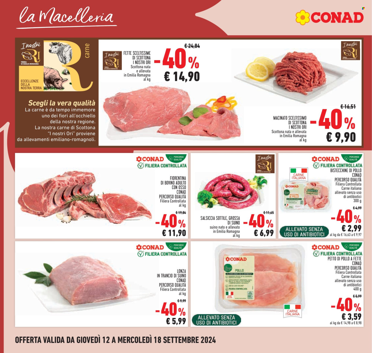Volantino Conad - 12/9/2024 - 18/9/2024. Pagina 10