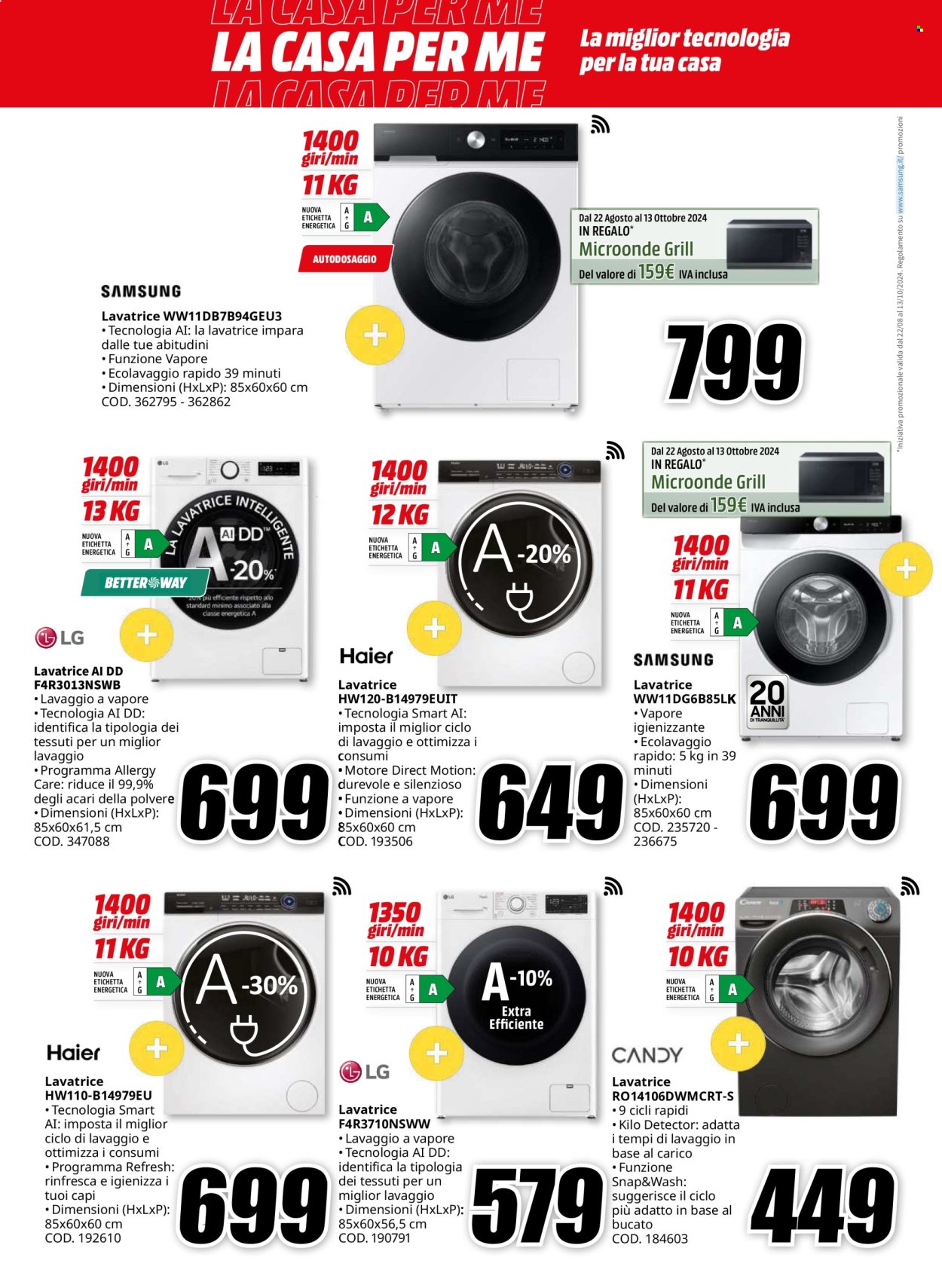 Volantino MediaWorld - 6/9/2024 - 22/9/2024. Pagina 2