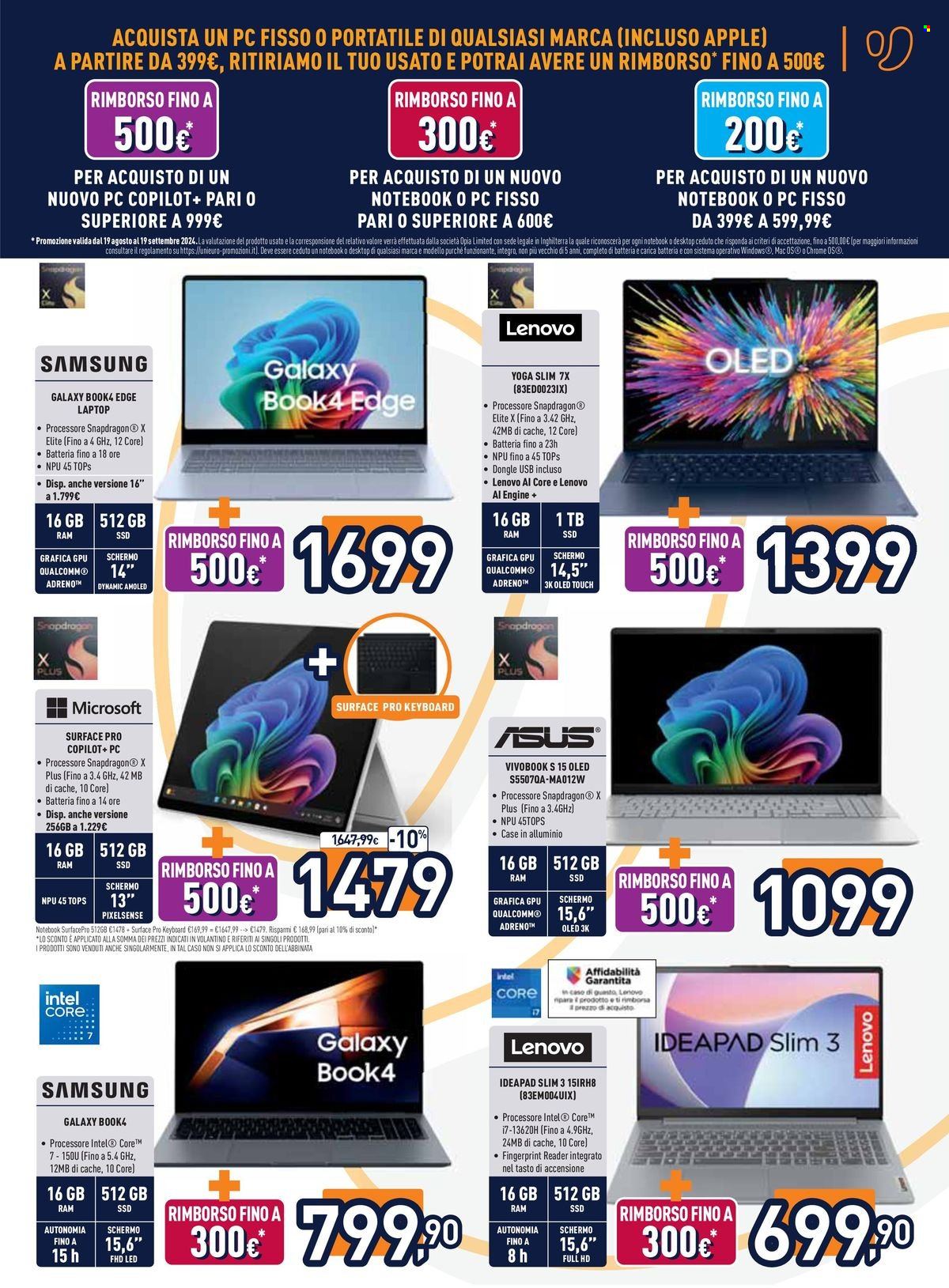 Volantino Unieuro - 6/9/2024 - 19/9/2024. Pagina 5