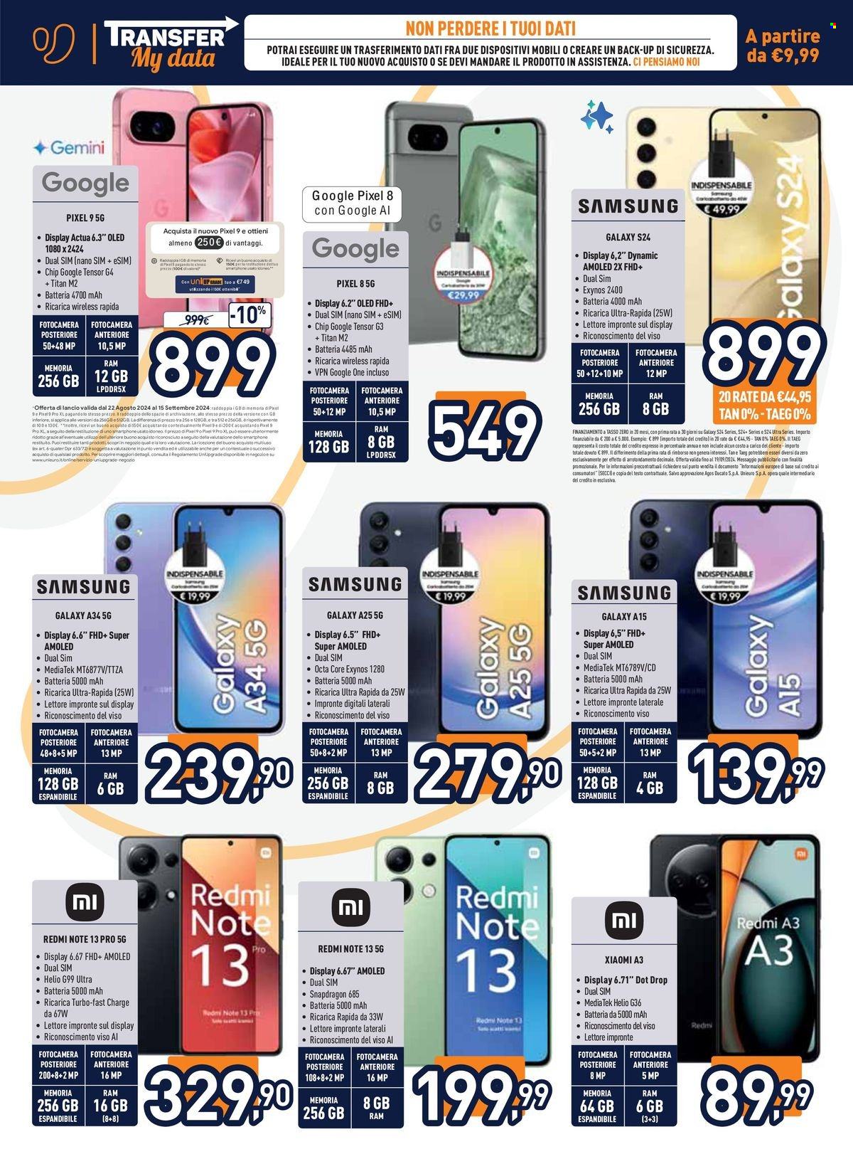 Volantino Unieuro - 6/9/2024 - 19/9/2024. Pagina 14