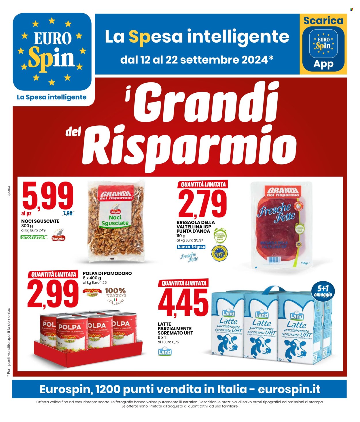 Volantino EuroSpin - 12/9/2024 - 22/9/2024. Pagina 1
