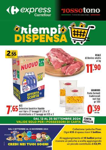 Volantino Carrefour - 12/9/2024 - 25/9/2024.