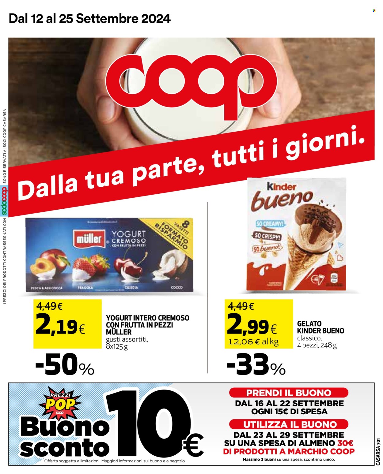 Leták Coop - 12.9.2024 - 25.9.2024. Strana 1