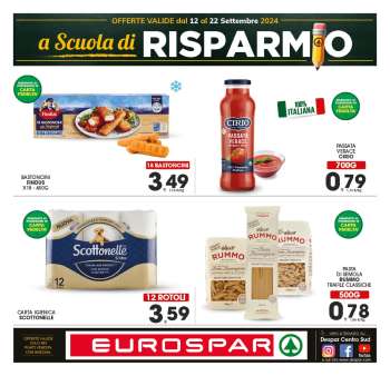 Volantino Eurospar - 12/9/2024 - 22/9/2024.