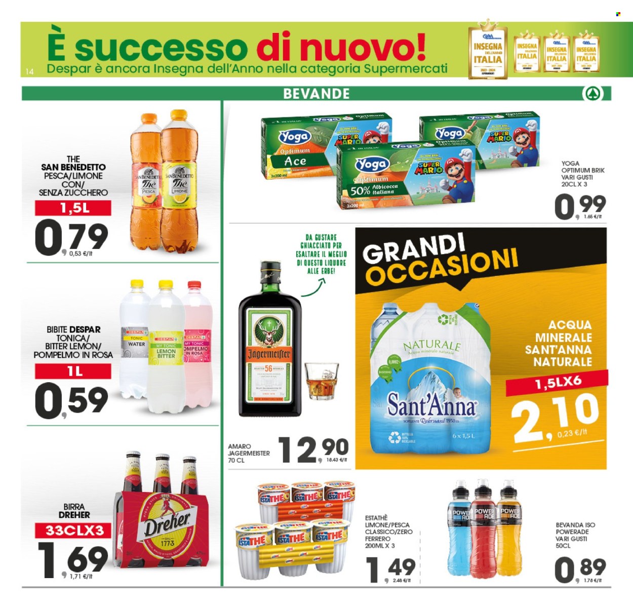 Leták Eurospar - 12.9.2024 - 22.9.2024. Strana 14