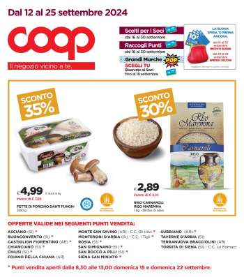 Volantino Coop - 11/9/2024 - 24/9/2024.