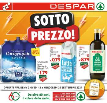 Volantino Interspar - 12/9/2024 - 25/9/2024.