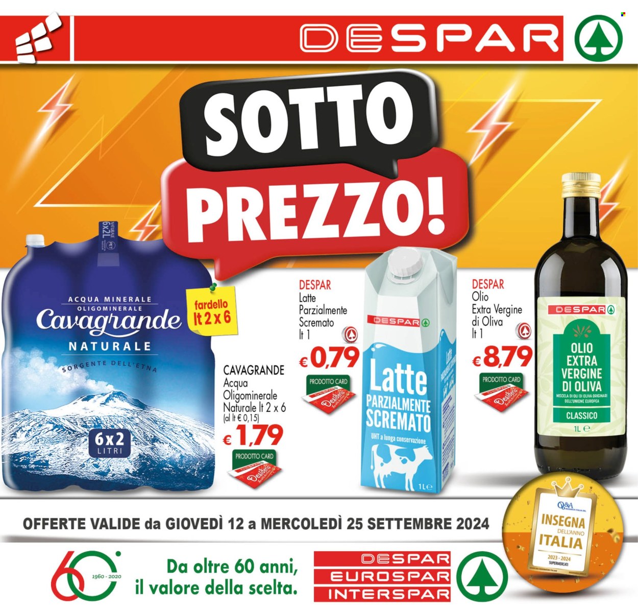 Volantino Despar - 12/9/2024 - 25/9/2024. Pagina 1