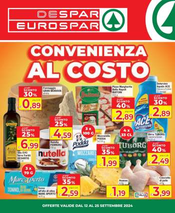 Volantino Eurospar - 12/9/2024 - 25/9/2024.