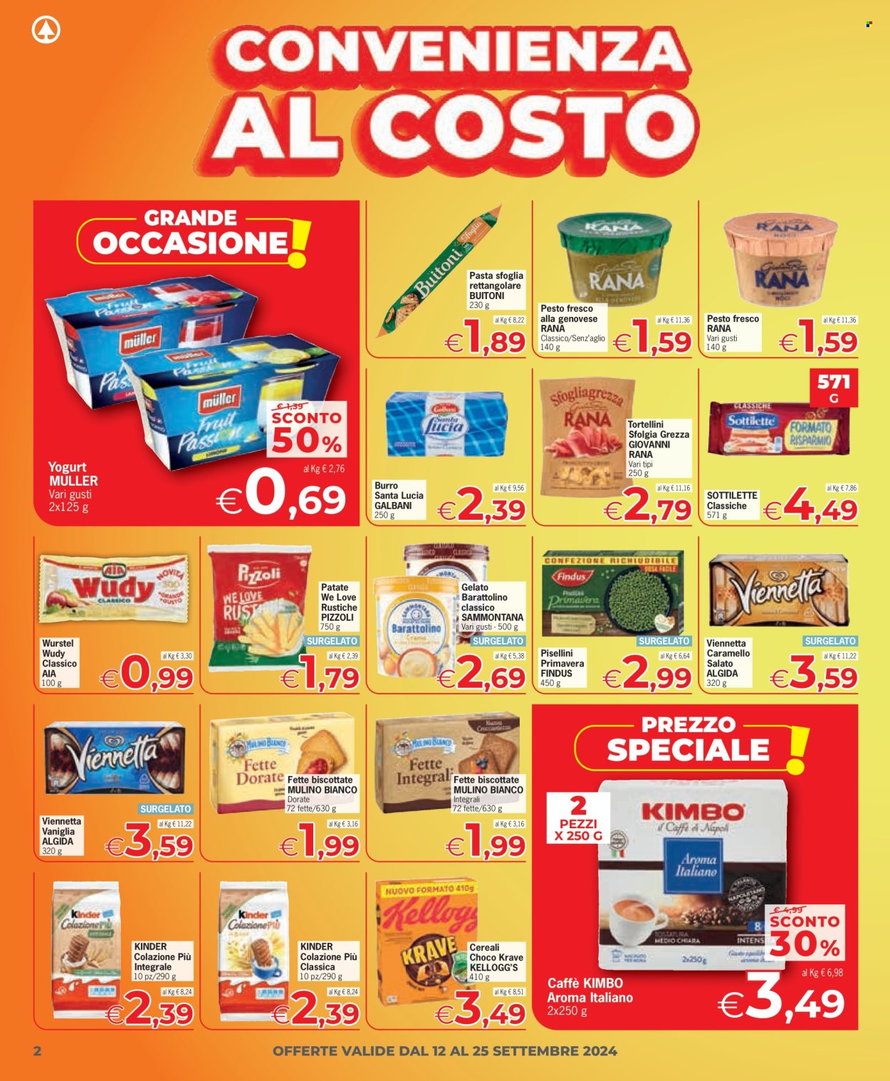 Volantino Eurospar - 12/9/2024 - 25/9/2024. Pagina 2