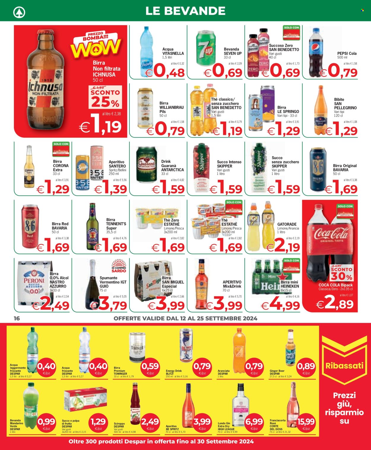 Volantino Eurospar - 12/9/2024 - 25/9/2024. Pagina 16