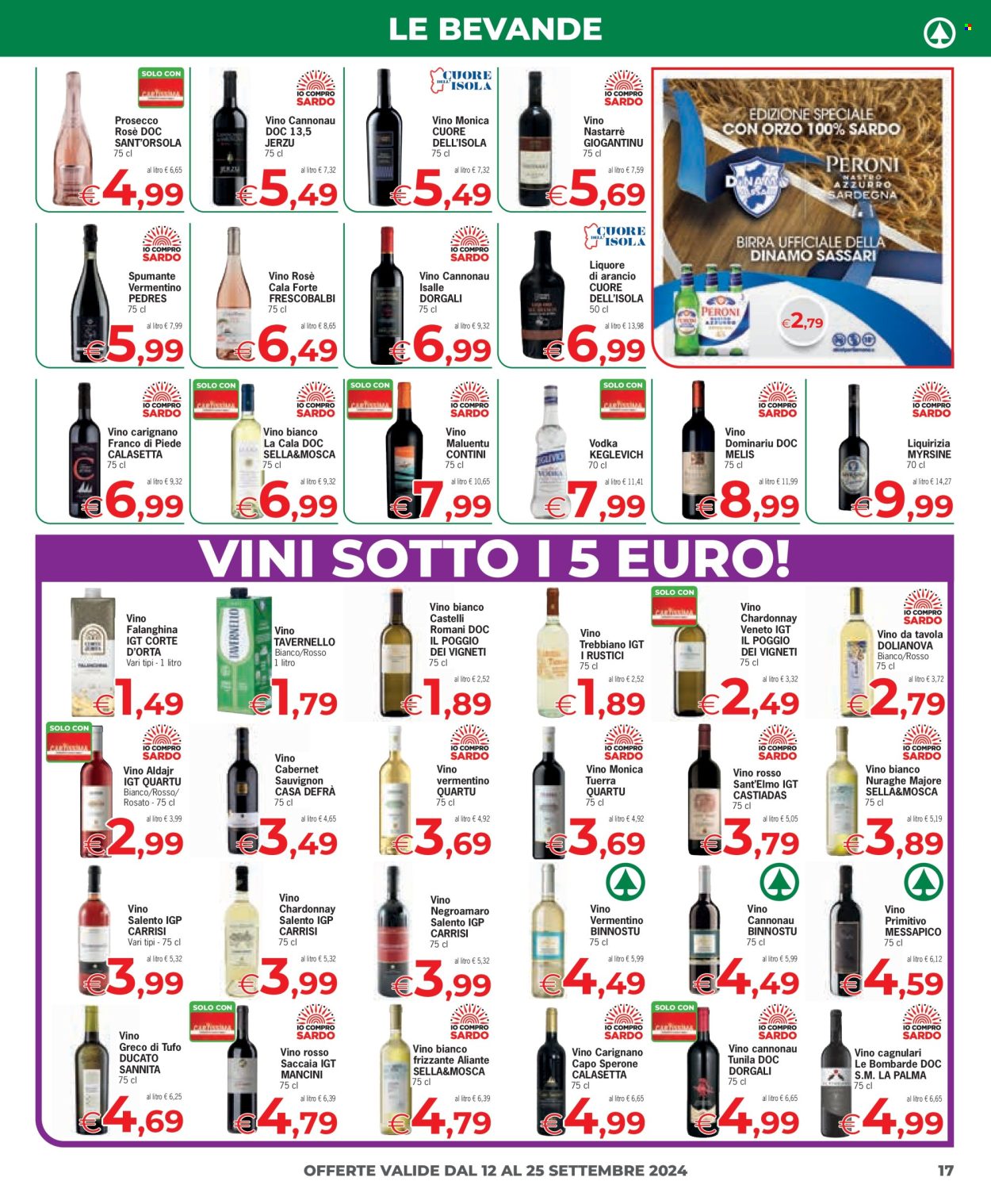 Volantino Eurospar - 12/9/2024 - 25/9/2024. Pagina 17