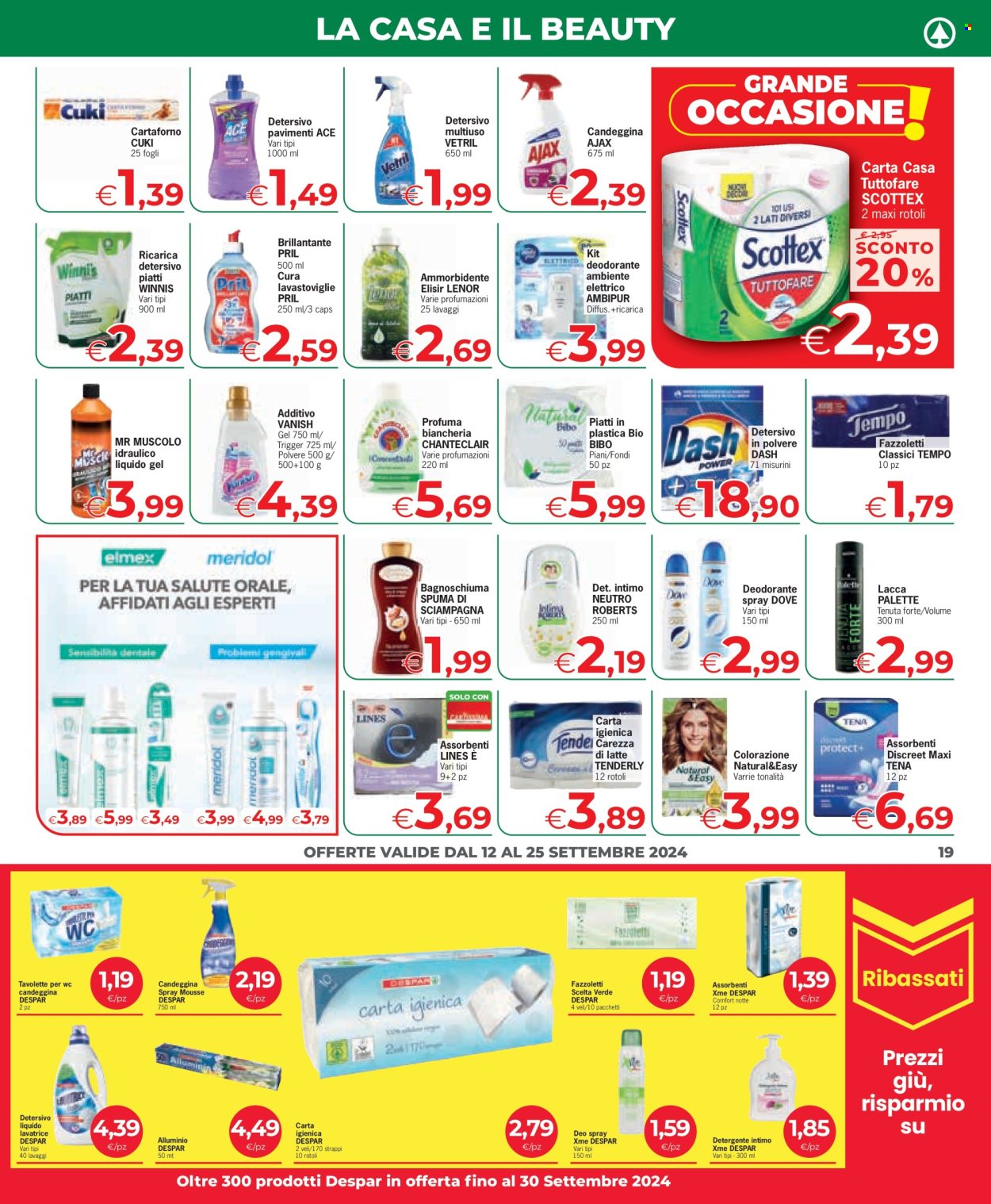 Volantino Eurospar - 12/9/2024 - 25/9/2024. Pagina 19