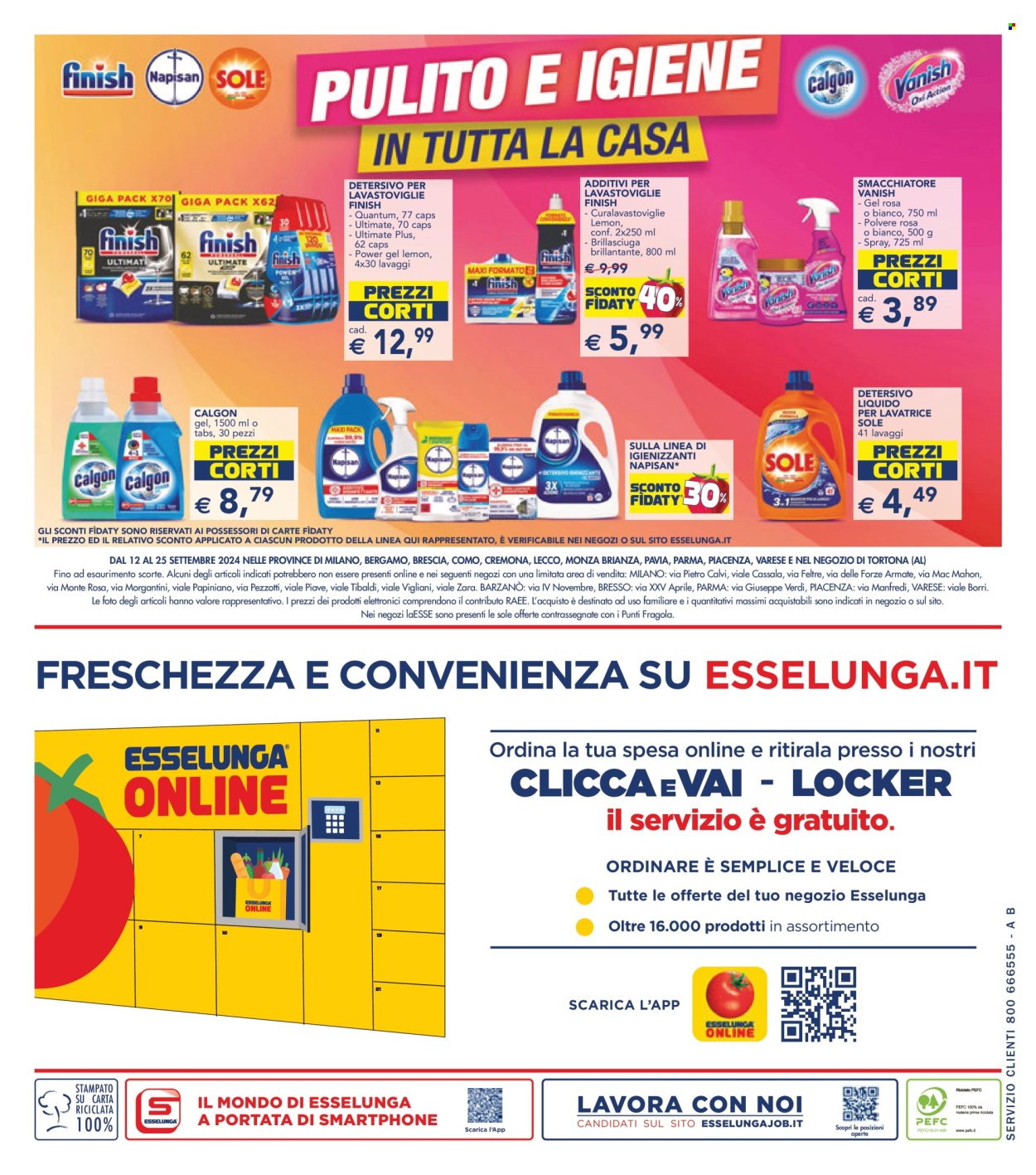 Volantino Esselunga - 12/9/2024 - 25/9/2024. Pagina 22
