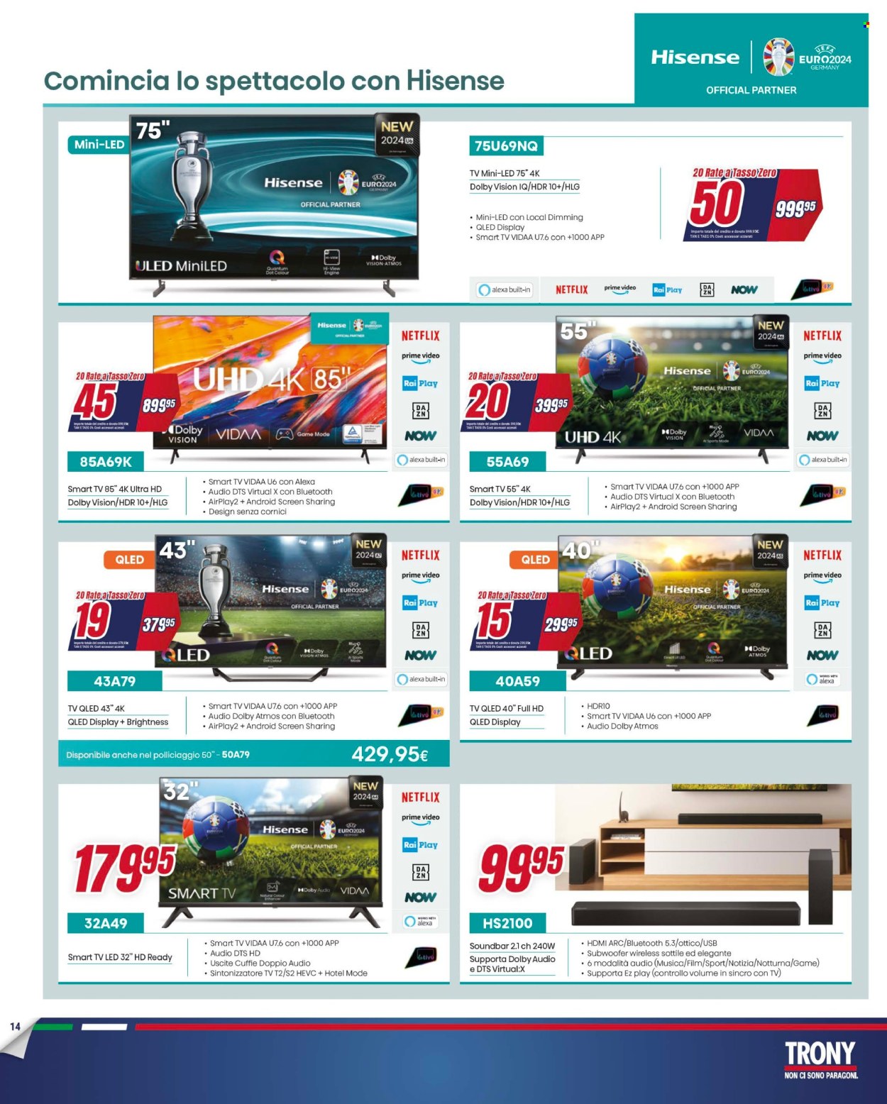 Volantino Trony - 12/9/2024 - 25/9/2024. Pagina 14