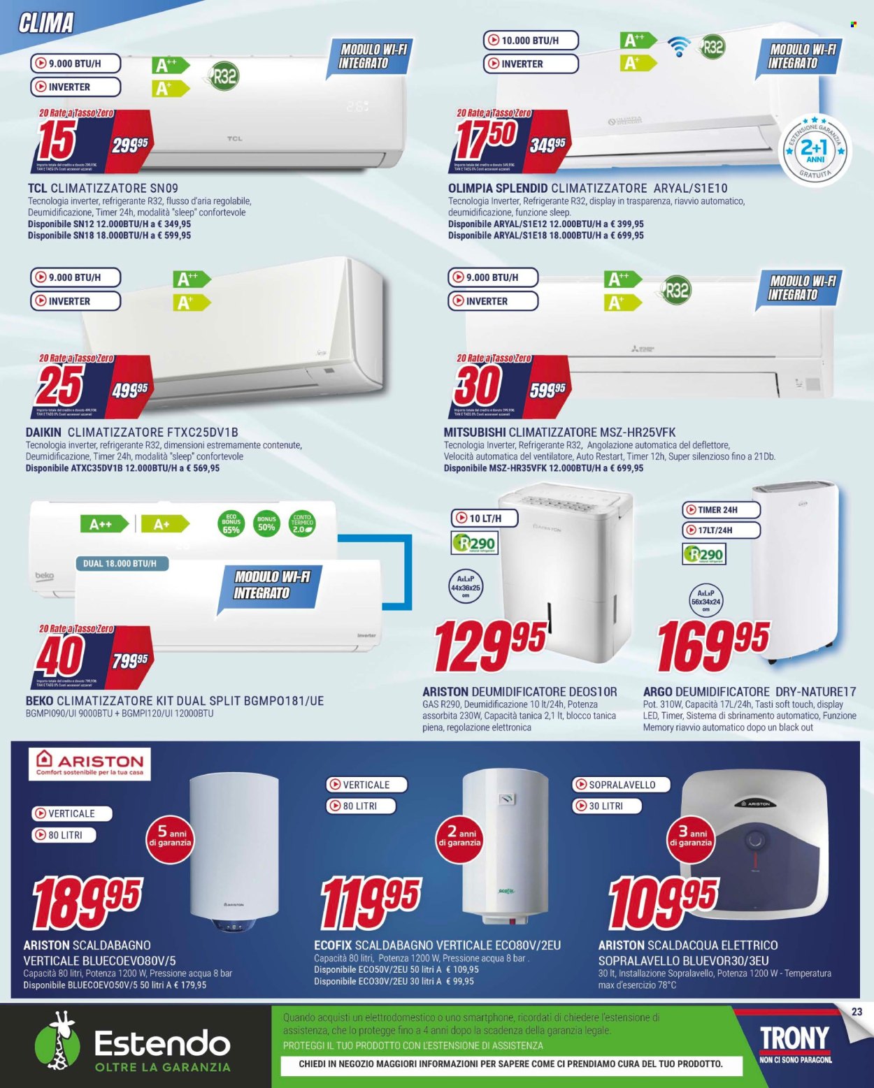 Volantino Trony - 12/9/2024 - 25/9/2024. Pagina 23
