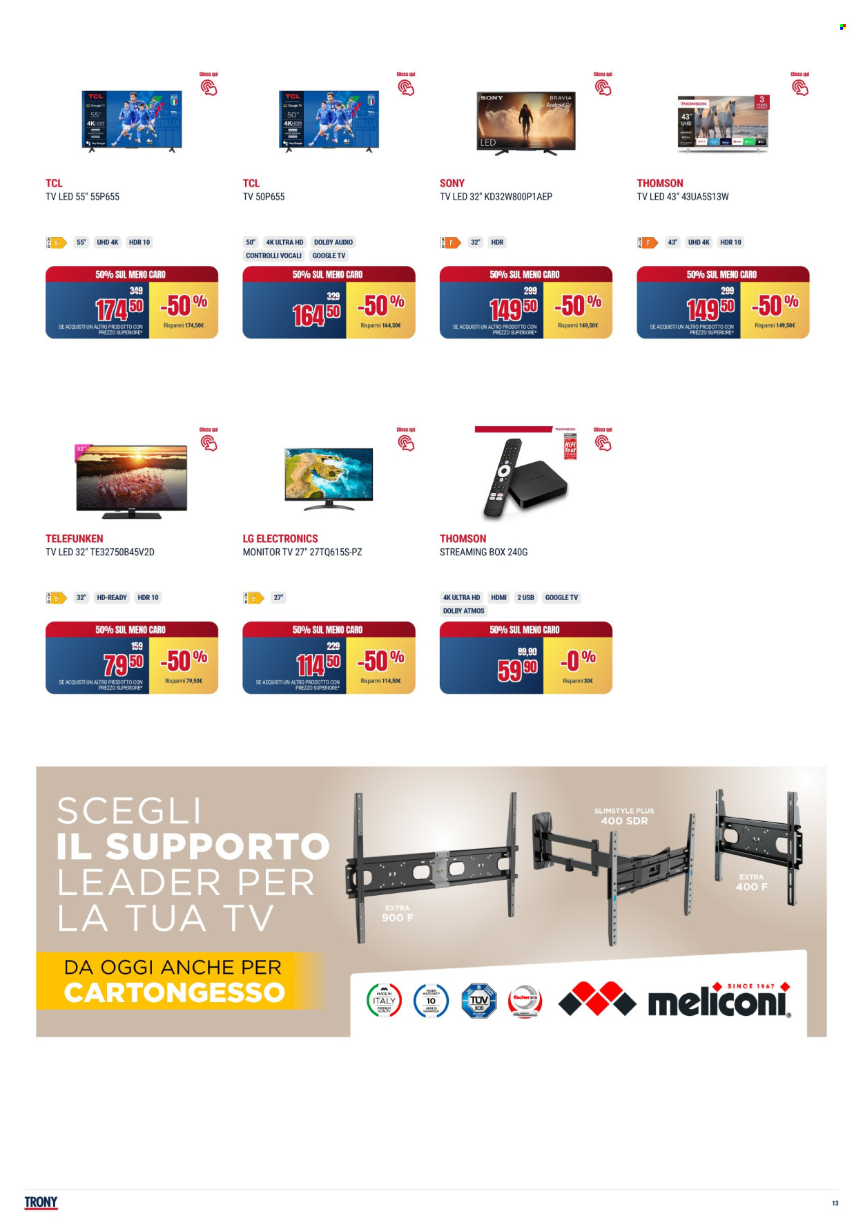 Volantino Trony - 12/9/2024 - 21/9/2024. Pagina 13