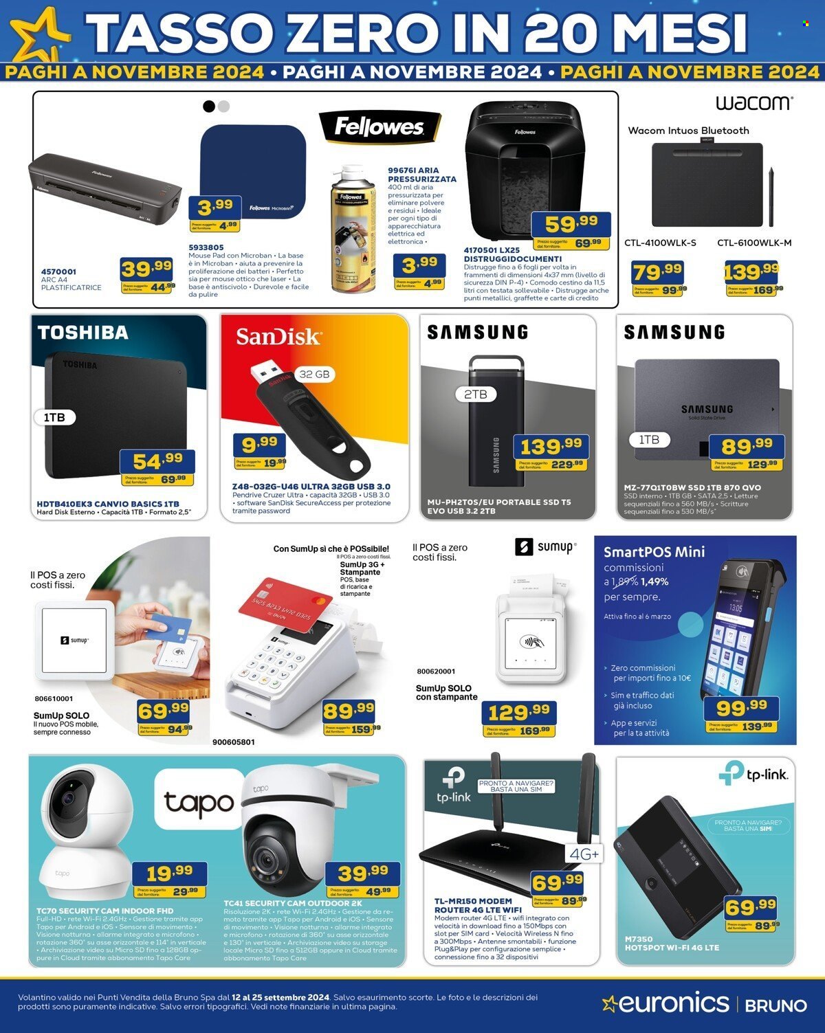 Volantino Euronics - 12/9/2024 - 25/9/2024. Pagina 12