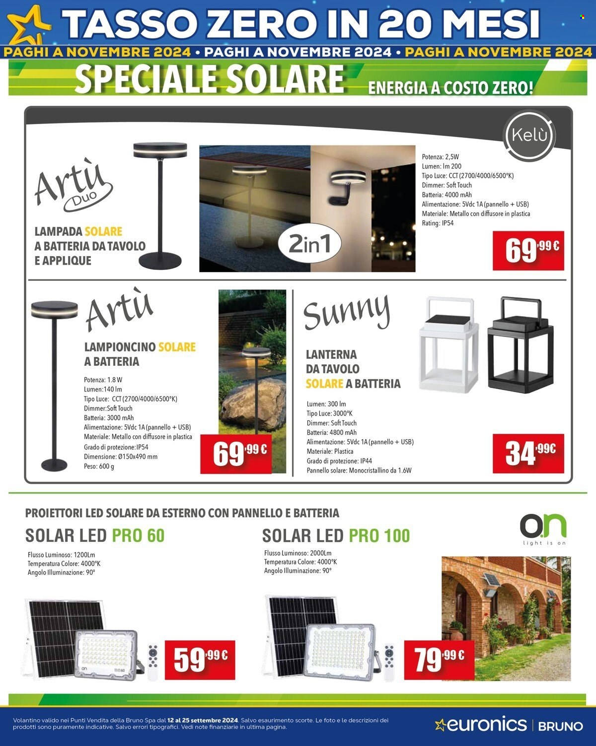 Volantino Euronics - 12/9/2024 - 25/9/2024. Pagina 40