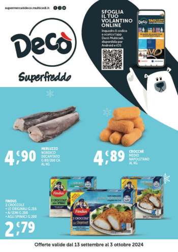 Volantino Deco - 13/9/2024 - 3/10/2024.