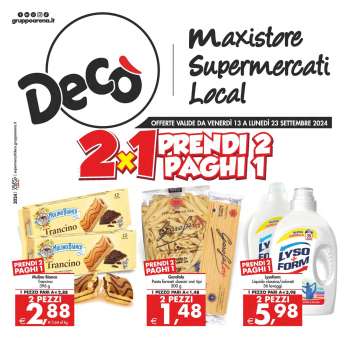 Volantino Deco - 13/9/2024 - 23/9/2024.