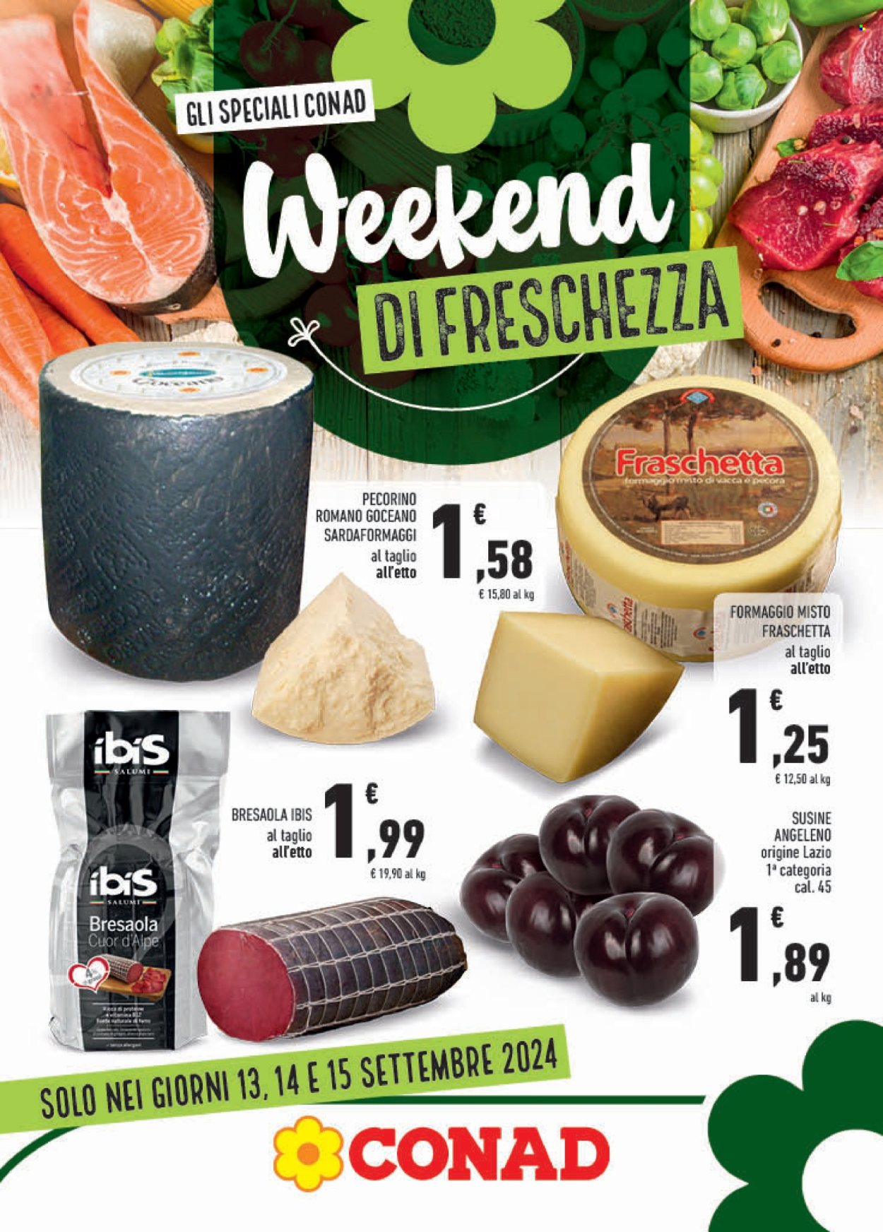 Volantino Conad - 13/9/2024 - 15/9/2024. Pagina 1