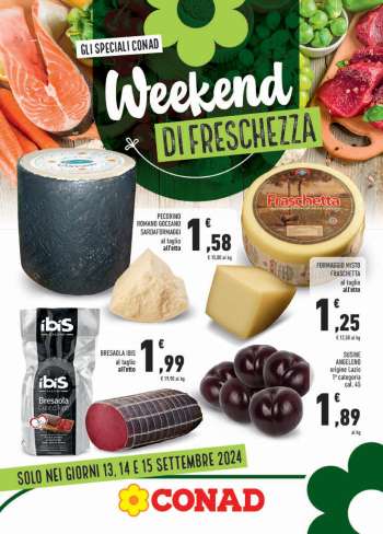 Volantino Conad - 13/9/2024 - 15/9/2024.