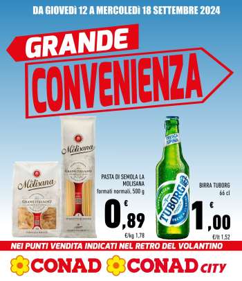 Volantino Conad - 12/9/2024 - 18/9/2024.