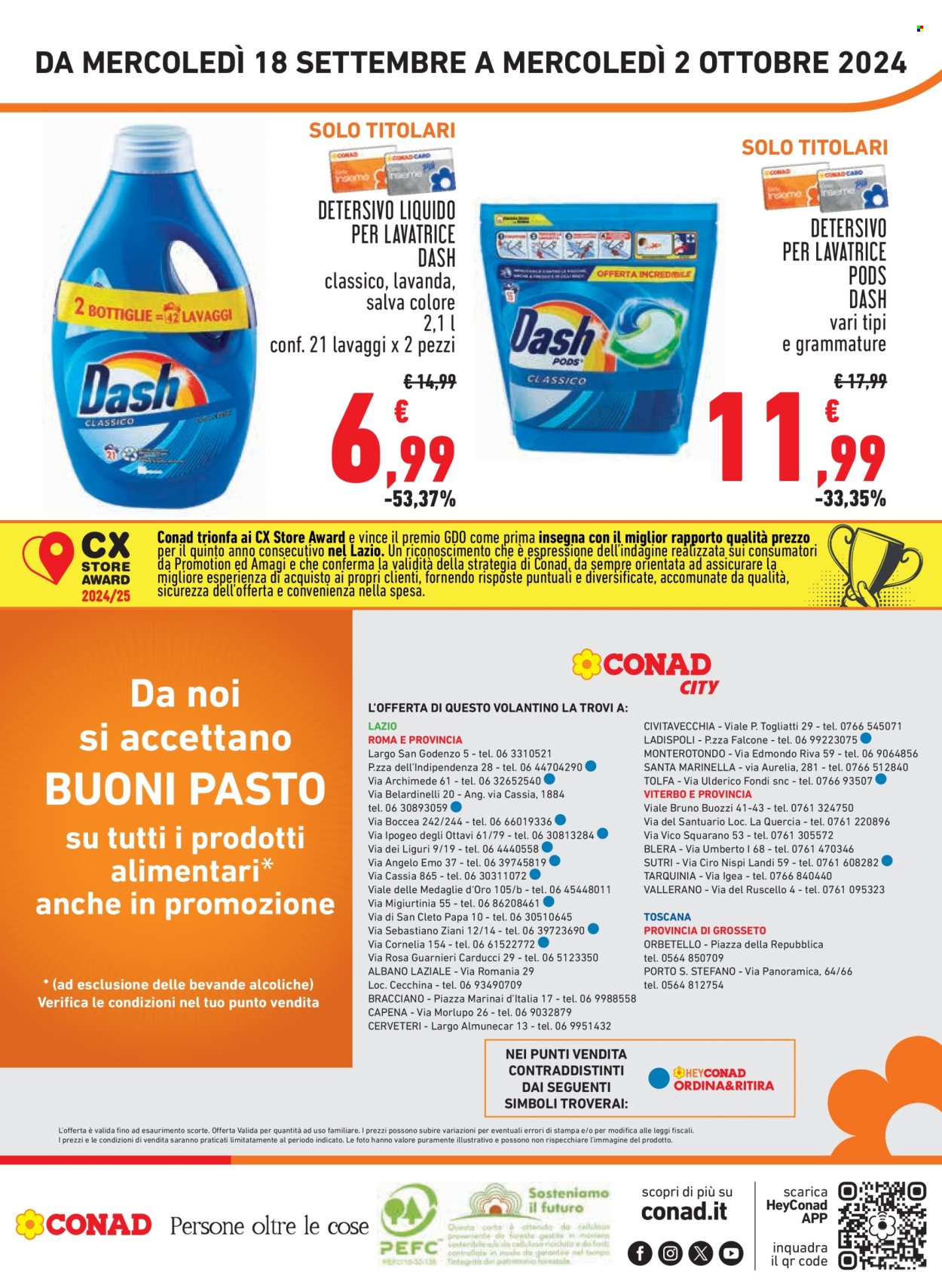 Volantino Conad City - 18/9/2024 - 2/10/2024. Pagina 16
