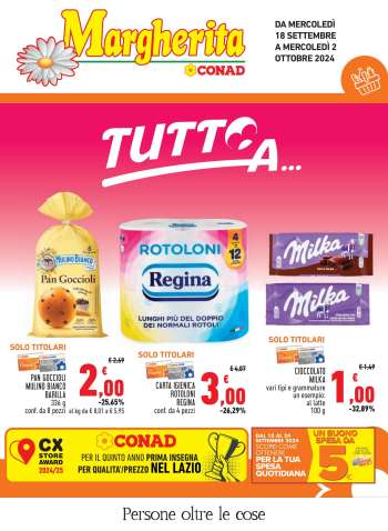 Volantino Margherita Conad - 18/9/2024 - 2/10/2024.
