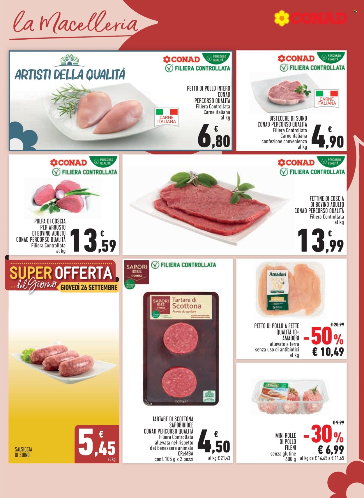 Volantino Margherita Conad - 18/9/2024 - 2/10/2024. Pagina 5