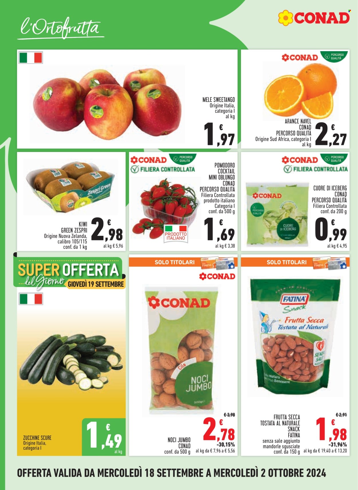 Leták Margherita Conad - 18.9.2024 - 2.10.2024. Strana 6