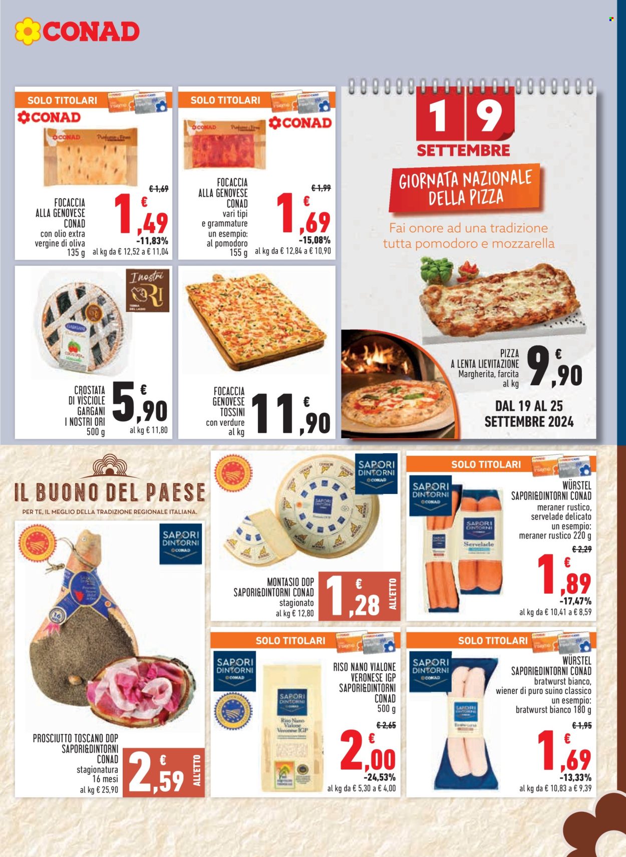 Leták Margherita Conad - 18.9.2024 - 2.10.2024. Strana 9